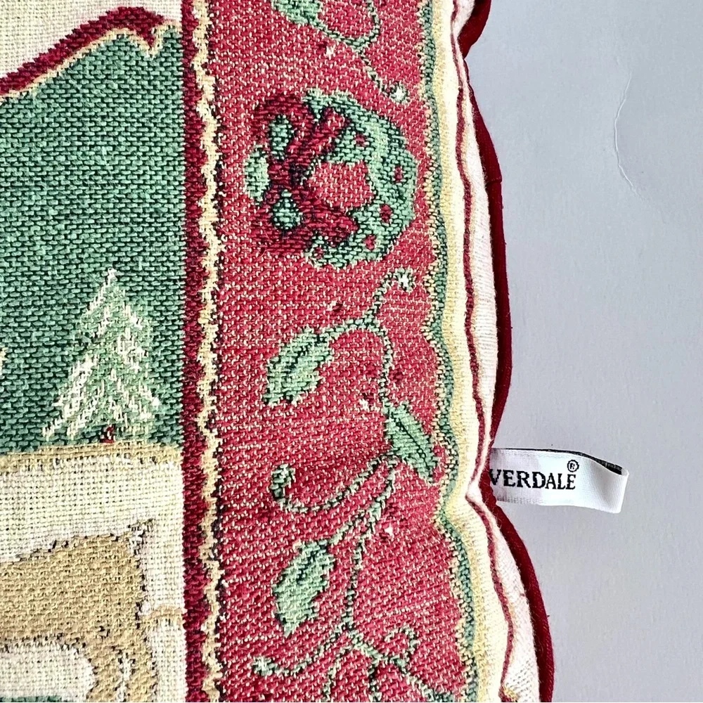 Home For Christmas Decorative Tapestry Pillow14